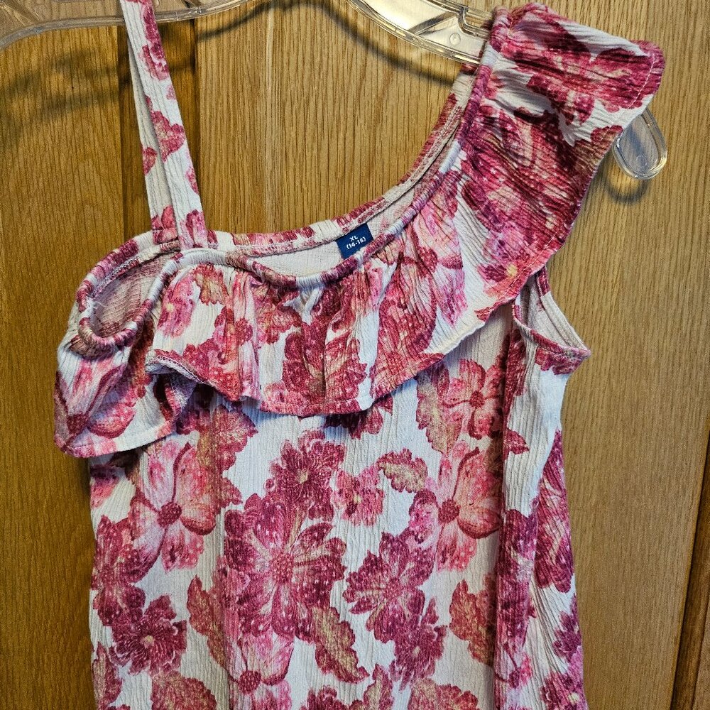 Asymmetrical top Size 14-16 girls Old Navy